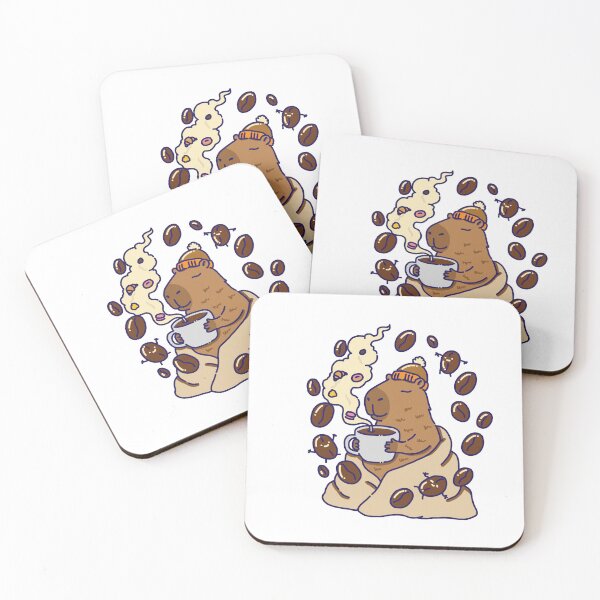 Item preview, Cozy Coffeebara – Warm Hug in a Mug designed and sold by PeanutCandy.