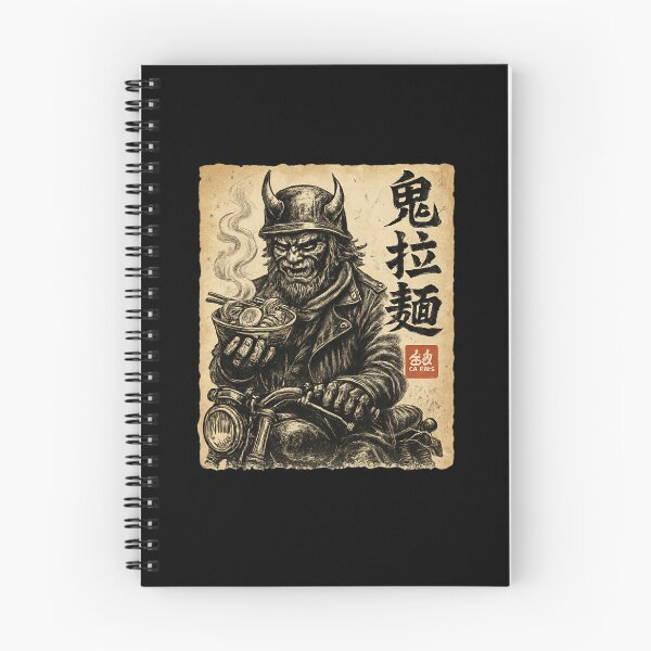 Item preview, Oni Biker Ramen Ink Drawing designed and sold by SiarheiYur.