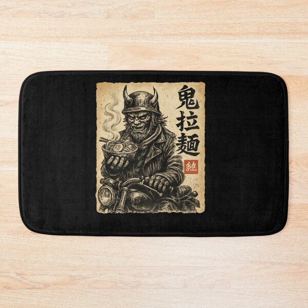 Item preview, Oni Biker Ramen Ink Drawing designed and sold by SiarheiYur.