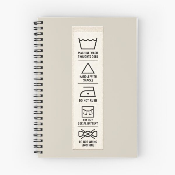 Item preview, Laundry Care Symbols for Feelings designed and sold by Ombrya.