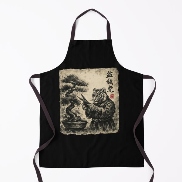 Item preview, Tiger Bonsai Master Ink Illustration designed and sold by SiarheiYur.