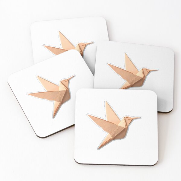 Item preview, Cute Origami Bird – Kawaii Veterinary Bird Lover Sticker | Minimal Pastel Bird Design designed and sold by Bettybee00.