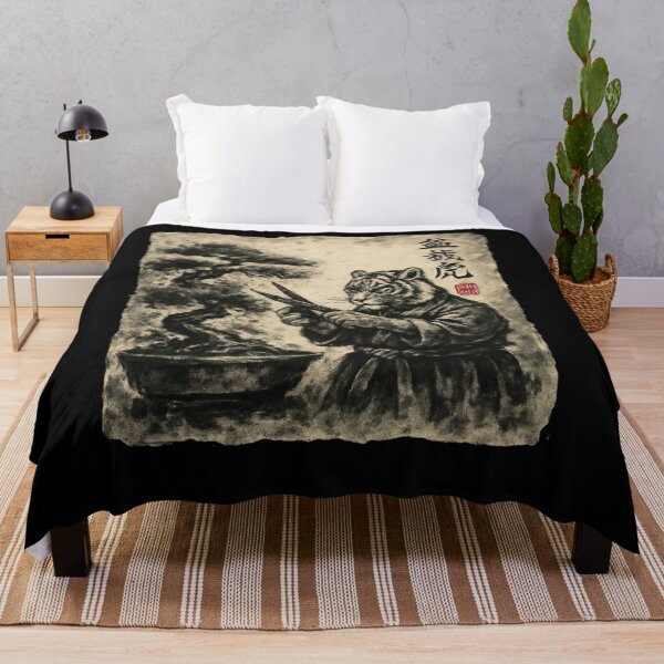 Item preview, Tiger Bonsai Master Ink Illustration designed and sold by SiarheiYur.