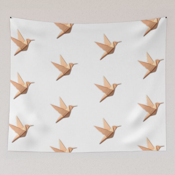 Item preview, Cute Origami Bird – Kawaii Veterinary Bird Lover Sticker | Minimal Pastel Bird Design designed and sold by Bettybee00.