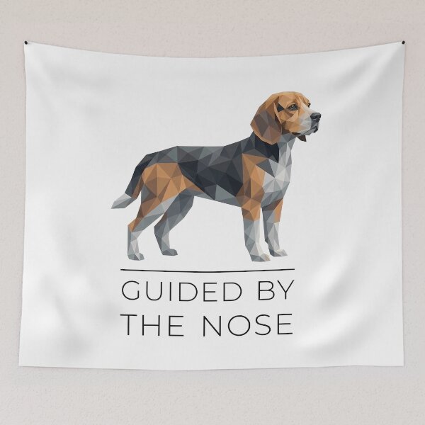 Item preview, Beagle Low-Poly Art - Guided by the Nose designed and sold by Pfotenfaden.