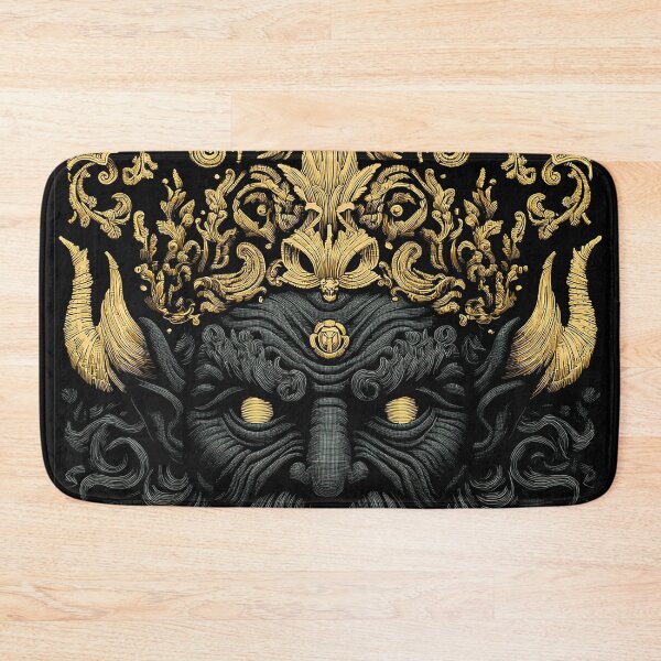 Item preview, Dark wise and angry king god with rich beard. Black and gold 127sm designed and sold by 127sm.