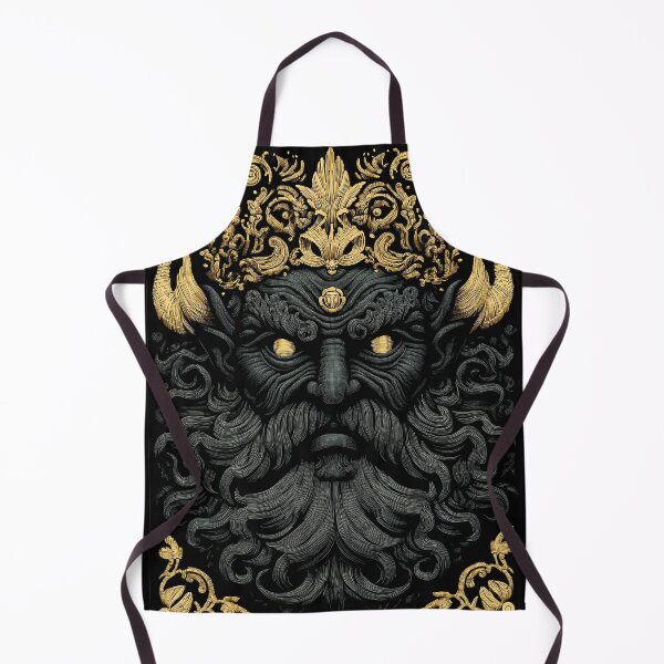 Item preview, Dark wise and angry king god with rich beard. Black and gold 127sm designed and sold by 127sm.