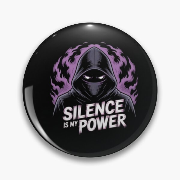 Item preview, Silent Is My Power Aesthetic Streetwear Graphic Design designed and sold by Art Bloom Studio.