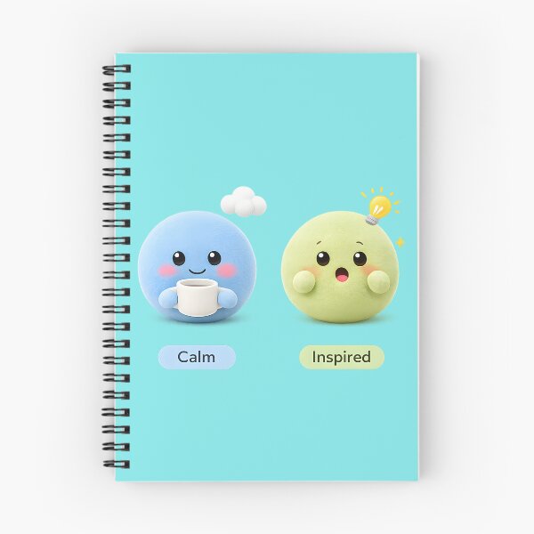 Item preview, Mood Minis: Happy, Shy, Calm & Inspired designed and sold by PinkDream Studio.