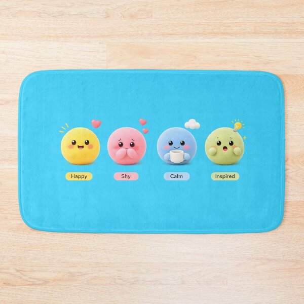 Item preview, Mood Minis: Happy, Shy, Calm & Inspired designed and sold by PinkDream Studio.
