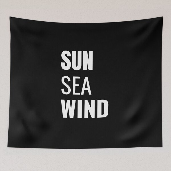 Item preview, Sun Sea Wind (White) designed and sold by ShipCrewNation.