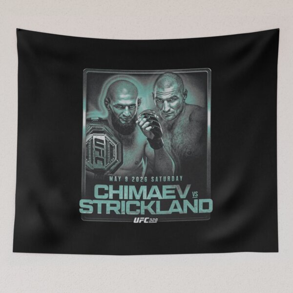 Item preview, Khamzat Chimaev Vs Sean Strickland UFC 328 Match designed and sold by JeyVel.