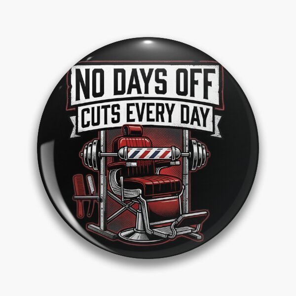 Item preview, Barber Life No Days Off Cuts Every Day Vintage Barber Chair Design designed and sold by Majnon8bp.