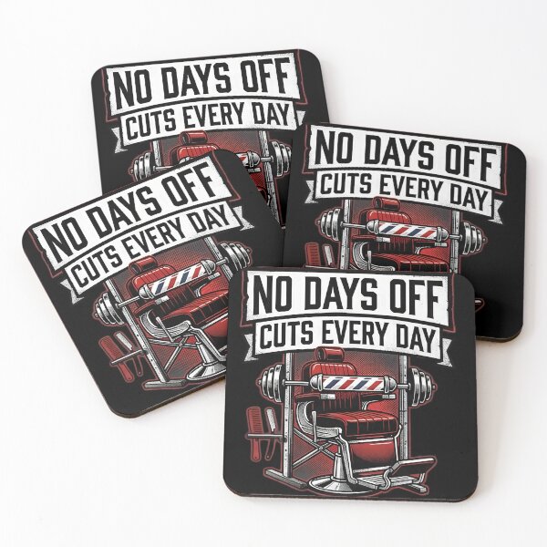 Item preview, Barber Life No Days Off Cuts Every Day Vintage Barber Chair Design designed and sold by Majnon8bp.