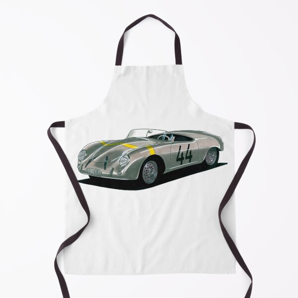Item preview, Exclusive drawing legendary germany gray vintage sport car 1952 Glöckler 356 Roadster with flat air cooled engine designed and sold by Cars23.