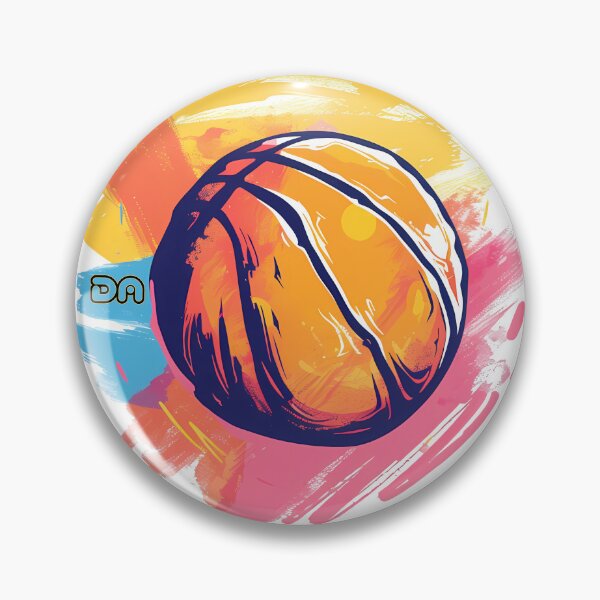 Item preview, Dynamic Basketball Abstract Paint Splash Artistic Illustration designed and sold by DesignArtist.ia.