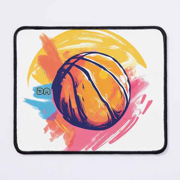 Item preview, Dynamic Basketball Abstract Paint Splash Artistic Illustration designed and sold by DesignArtist.ia.
