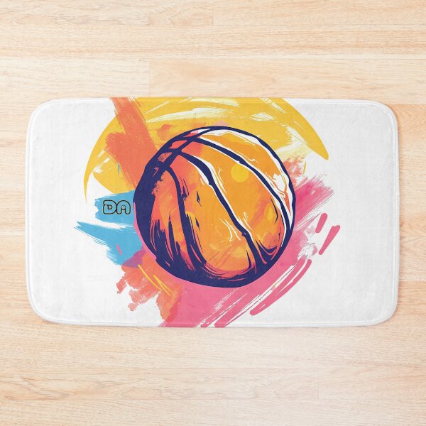 Item preview, Dynamic Basketball Abstract Paint Splash Artistic Illustration designed and sold by DesignArtist.ia.