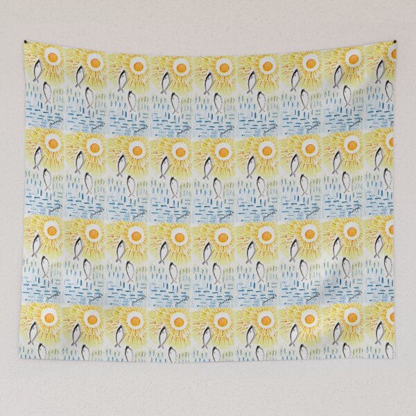 Item preview, Look up to God. Fish Sea illustration Watercolour art designed and sold by AU FAITH ART.