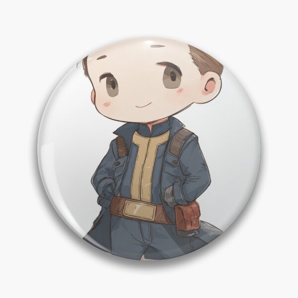 Item preview, Chibi Vault Boy – Cute Post‑Apocalyptic Mascot Fan Art designed and sold by MyChibiArts.