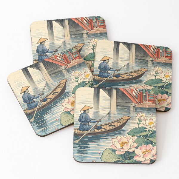 Item preview, Japanese Cranes & Lotus Lake: Zen Garden Phone Case Art designed and sold by MalisoStickers.