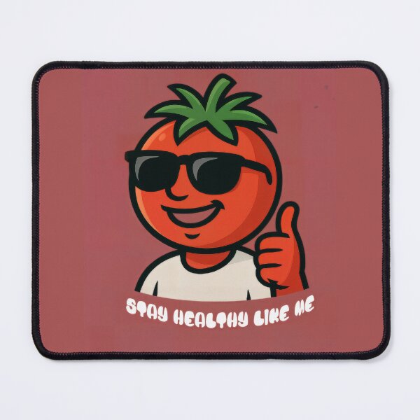Item preview, Motivational Tomato Saying Stay Healthy designed and sold by Ekracreatives.