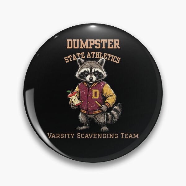 Item preview, Dumpster State Athletics Trash Panda Varsity Scavenging Team Vintage Raccoon designed and sold by HOUSE OF TIST.