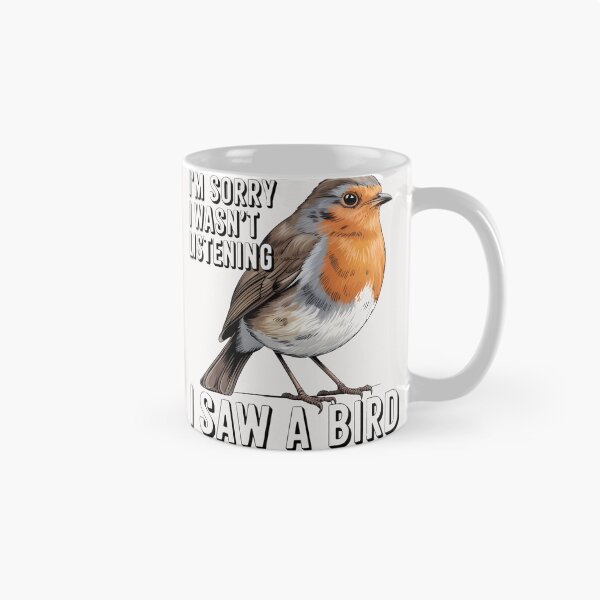 Item preview, Robin Redbreast Detailed Wildlife Bird Art Nature Lover Design designed and sold by universe-hold ⭐⭐⭐⭐⭐.