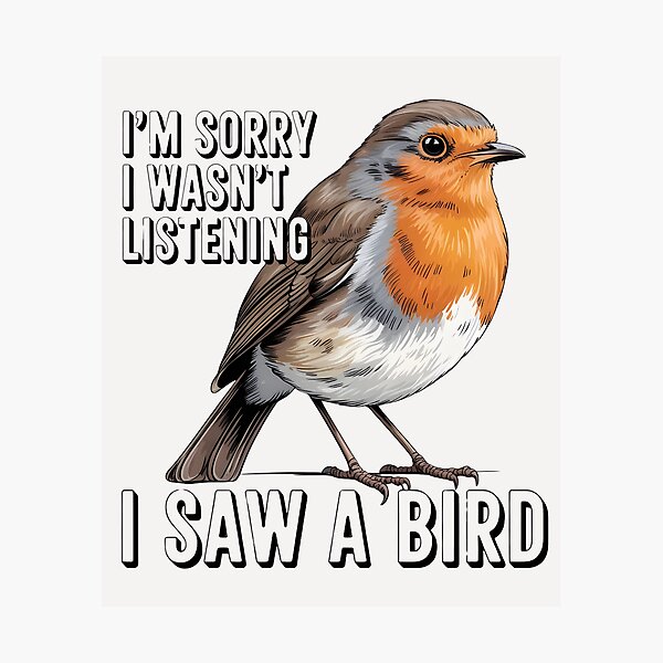 Item preview, Robin Redbreast Detailed Wildlife Bird Art Nature Lover Design designed and sold by universe-hold ⭐⭐⭐⭐⭐.