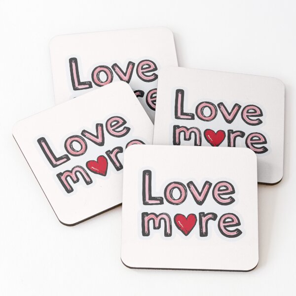 Item preview, Love More Pink Text  designed and sold by PamLeeDesign.