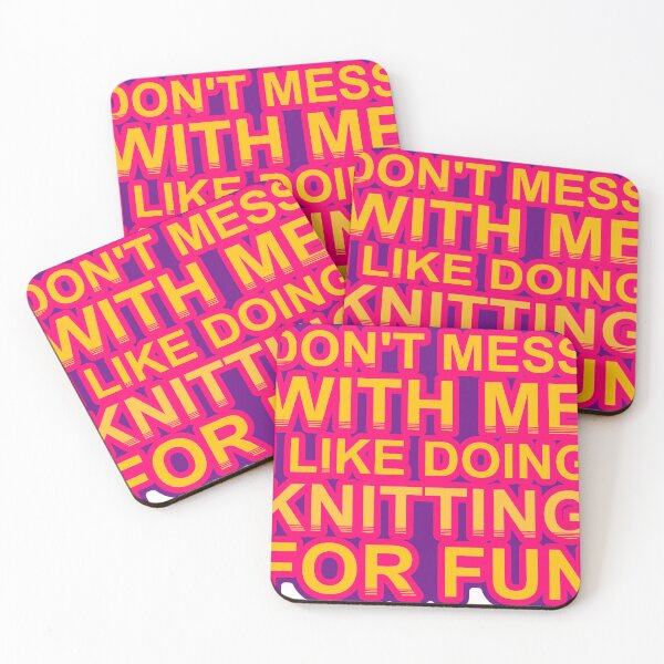 Item preview, Don'T Mess With I Like Doing Knitting For Fun designed and sold by TheIconSmith.