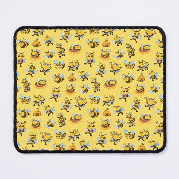 Item preview, Cutie Bees - Happy & Sweet - Pattern Design designed and sold by SolarWayfarer.