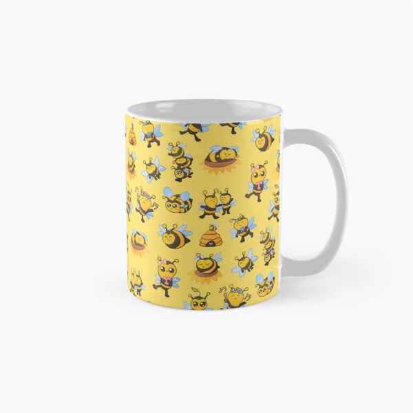 Aperçu de l'œuvre Abeilles mignonnes - Joyeuses et douces - Motif créée et vendue par SolarWayfarer.