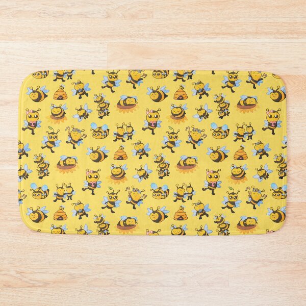 Item preview, Cutie Bees - Happy & Sweet - Pattern Design designed and sold by SolarWayfarer.