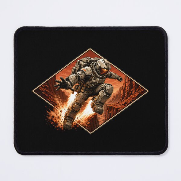Item preview, Martian Jetpack Astronaut Sci-Fi Adventure designed and sold by Fenay Designs.