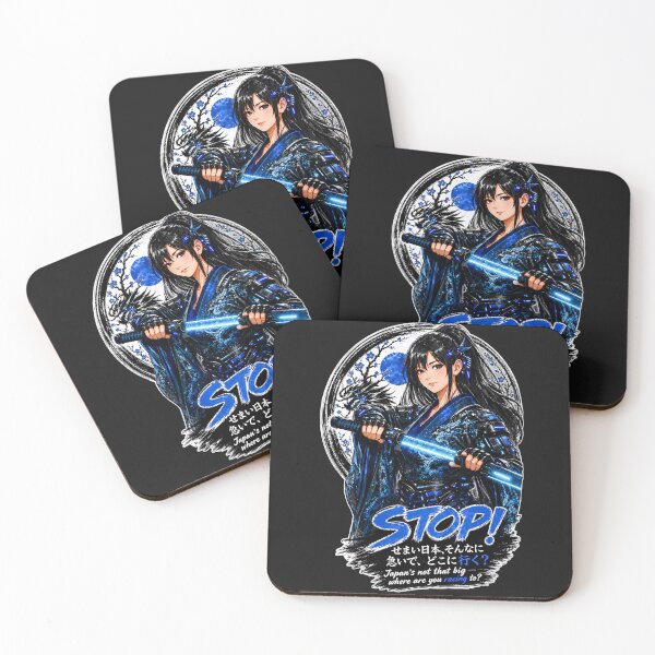Item preview, Cyber Samurai STOP Japan Road Safety designed and sold by Dragon-Samurai.