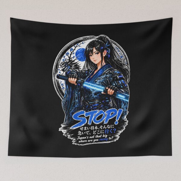 Item preview, Cyber Samurai STOP Japan Road Safety designed and sold by Dragon-Samurai.
