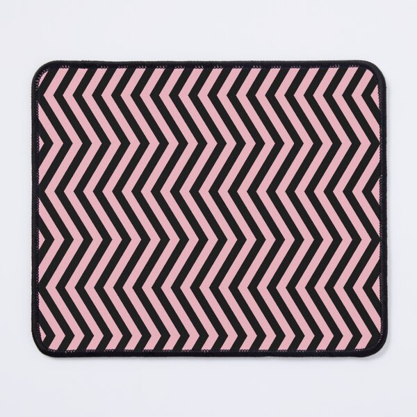 Item preview, Patrón de zigzag en chevrón rosa y negro designed and sold by pattern-archive.