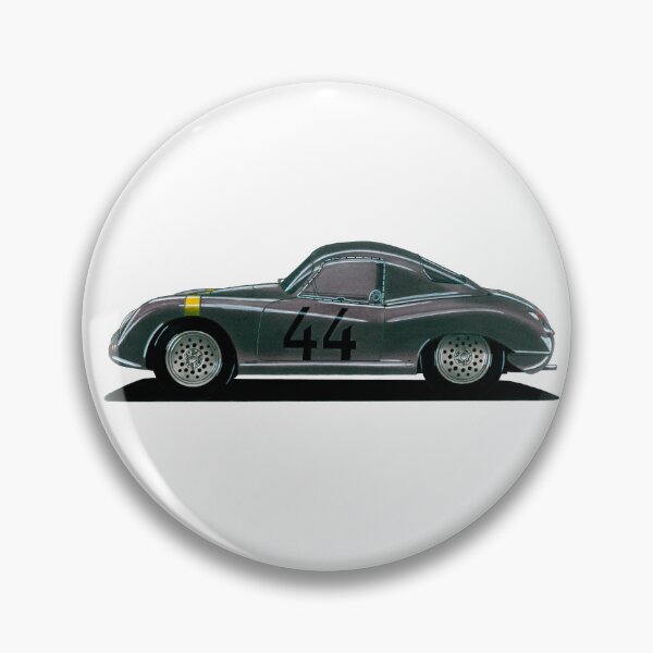 Item preview, Exclusive drawing legendary germany dark gray vintage sport car 1952 Glöckler 356 Coupe with flat air cooled engine designed and sold by Cars23.