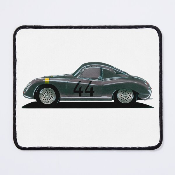 Item preview, Exclusive drawing legendary germany dark gray vintage sport car 1952 Glöckler 356 Coupe with flat air cooled engine designed and sold by Cars23.