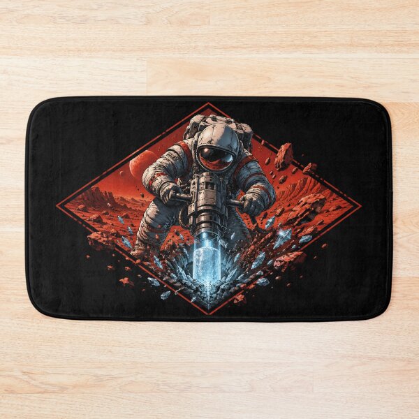 Item preview, Mars Ice Miner Astronaut Sci-Fi Graphic designed and sold by Fenay Designs.