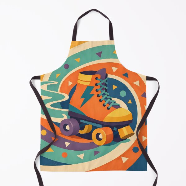 Item preview, Colourful Memphis Roller Skate Illustration designed and sold by InkSmithery.