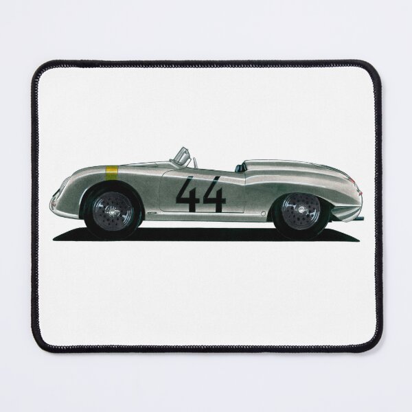 Item preview, Exclusive drawing legendary germany gray vintage sport car 1952 Glöckler 356 Cabriolet with flat air cooled engine designed and sold by Cars23.