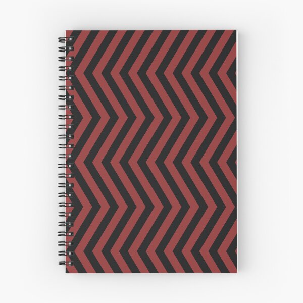 Item preview, Brick Red And Black Chevron Zigzag Pattern designed and sold by pattern-archive.