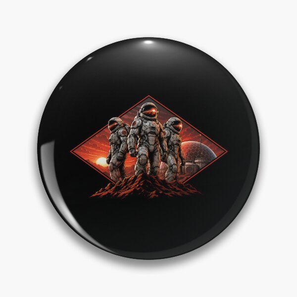 Item preview, Mars Colony Astronaut Team Sci-Fi Graphic designed and sold by Fenay Designs.