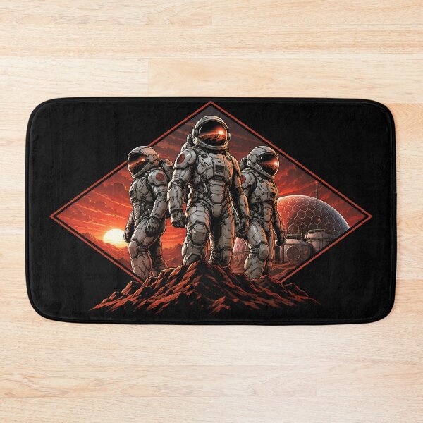 Item preview, Mars Colony Astronaut Team Sci-Fi Graphic designed and sold by Fenay Designs.