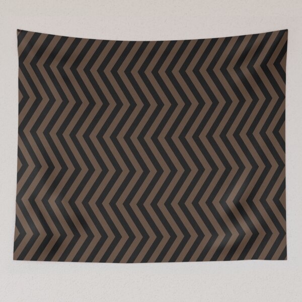 Item preview, Brown And Black Chevron Zigzag Pattern designed and sold by pattern-archive.