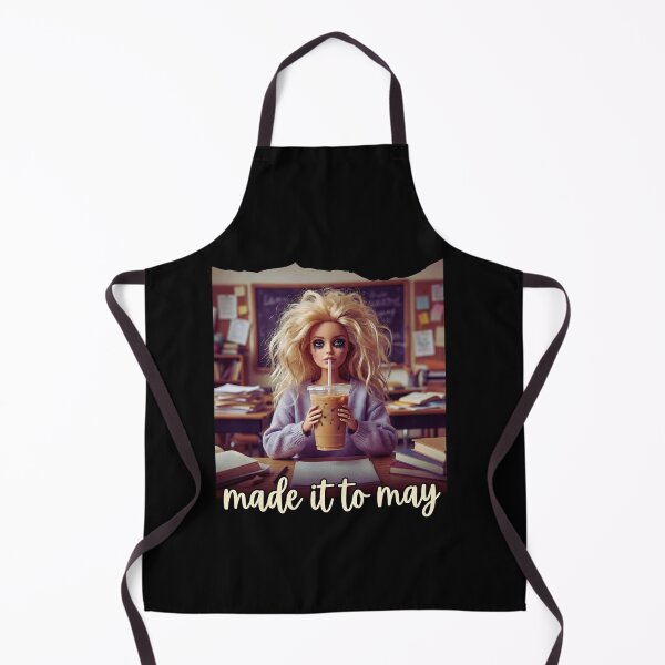Item preview, Made It To May Funny Teacher Tired Doll Aesthetic Coffee Teacher Shirt designed and sold by LunaMagicStudio.