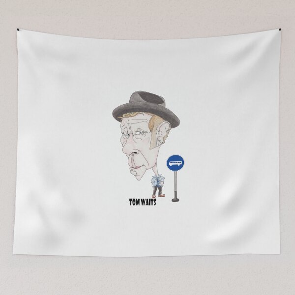 Item preview, Tom Waits caricature print. designed and sold by CaricaturesTom.