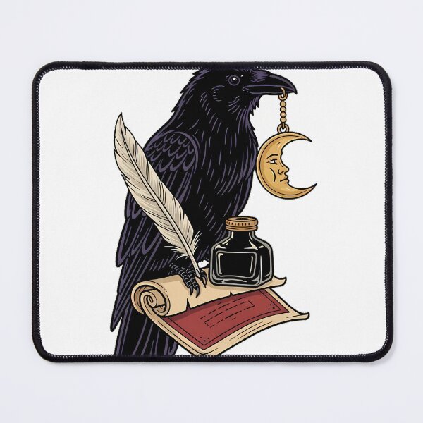 Item preview, Raven Quill and Ink Bottle Gift designed and sold by IllumeInk.
